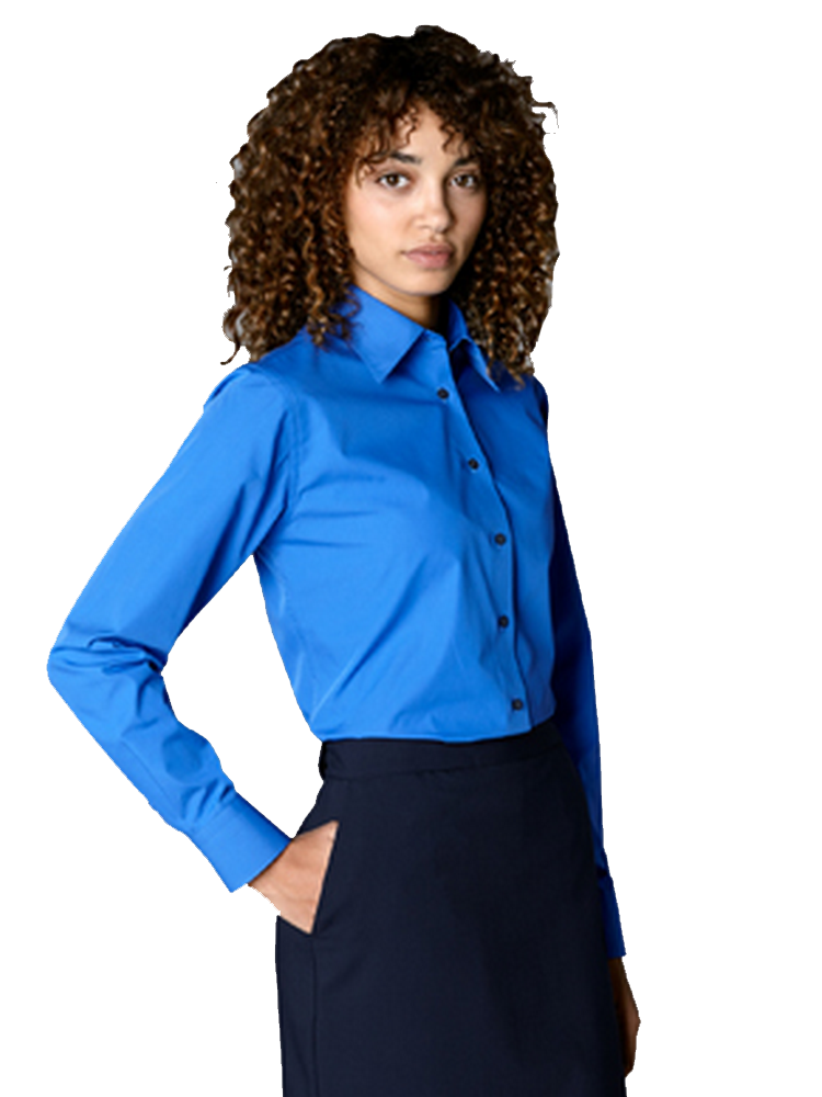 Women's Solid Broadcloth Blouse