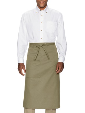 Unisex Bistro Pocket Apron - This item is not out of stock and will ship to you in 10 to 14 days