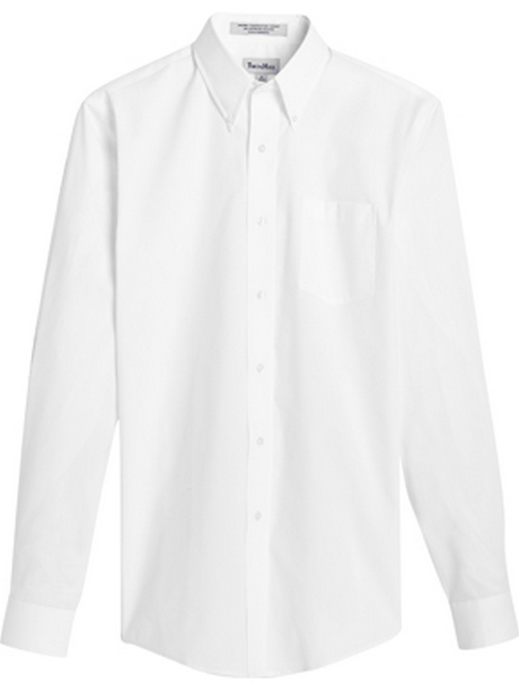 Men's Pinpoint Oxford Button-Down Collar Long Sleeve Shirt